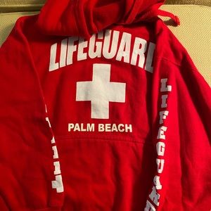 Palm Beach Lifeguard Hoodie Sz S